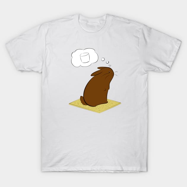 S'more Bunnies- Chocolate Variant T-Shirt by HalfOrWhole